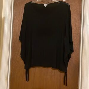 Avenue black doleman style blouse